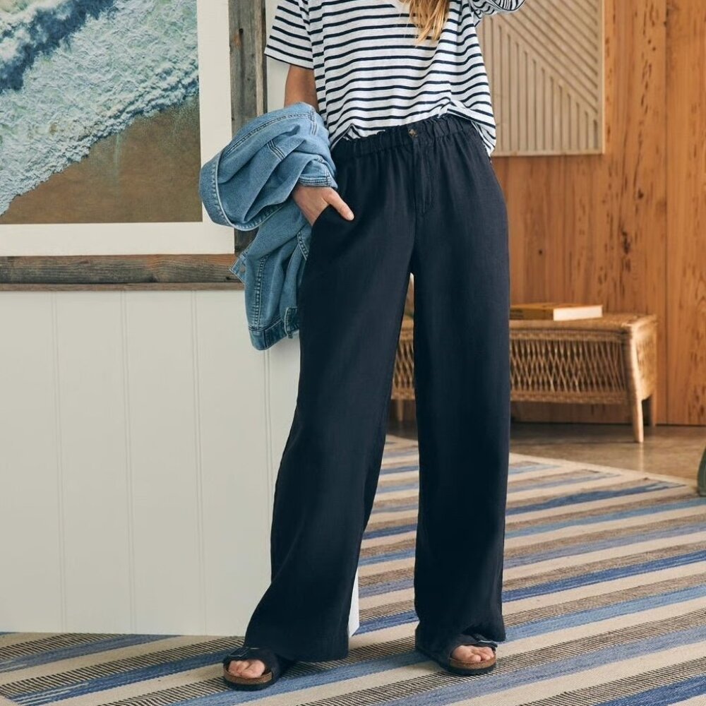 Faherty Monterey Linen Pant